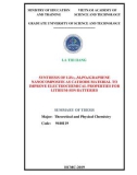 Summary of Chemistry doctoral thesis: Synthesis of LiFexM1-xPO4/graphene nanocomposite as cathode material to improve electrochemical properties for lithium-ion batteries