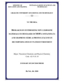 Summary of doctor thesis: Research on synthesizing new composite materials system based on MOFs containing Fe and graphene oxide as photocatalysts in decomposing dyes in water environment