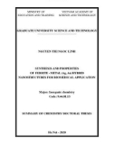 Summary of Chemistry doctoral thesis: Synthesis and properties of ferrite - metal (Ag, Au) hybrid nanostructures for biomedical application