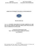 Summary of PhD dissertation theoretical Chemistry and Physical chemistry: Studying the effects of some additives on the alkaline non-cyanide galvanizing process, orienting the fabrication of the additive system for alkaline non-cyanide zinc plating bath