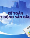 KẾ TOÁN BẤT ĐỘNG SẢN ĐẦU TƯ