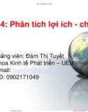 Bài giảng Kinh tế môi trường: Chương 4 - Đàm Thị Tuyết