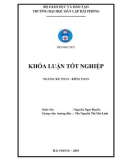 Khóa luận tốt nghiệp Kế toán - Kiểm toán: Hoàn thiện công tác kế toán hàng hóa tại Công ty TNHH cơ khí thủy Đức Thịnh