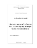 Khóa luận tốt nghiệp: Cảm nhận hạnh phúc của sinh viên Trường ĐHSP TP.HCM