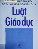 Luật Giáo dục 2005 (Sửa đổi & bổ sung): Phần 1