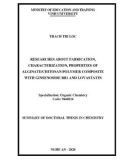 Summary of Doctoral Thesis in Chemistry: Researches about fabrication, characterization, properties of alginate/chitosan polymer composite with ginseniside RB1 and lovastatin