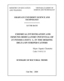 Summary of Organic Chemistry Doctoral Thesis: Chemical investigation and immunomodulatory potential of Euphorbia hirta L. in the Mekong Delta on striped catfish