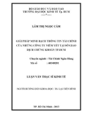 Luận văn Thạc sĩ Kinh tế: Giải pháp minh bạch thông tin tài chính của những công ty niêm yết trên Sở Giao dịch chứng khoán TP.HCM