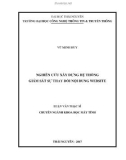 Luận văn Thạc sĩ Khoa học máy tính: Nghiên cứu xây dựng hệ thống giám sát sự thay đổi nội dung Website