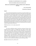 Tác động của chuyển dịch cơ cấu lao động đến tăng trưởng năng suất tại Việt Nam