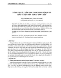 Thành tựu và triển vọng trong quan hệ hợp tác kinh tế Việt Nam - Hoa Kỳ 2008-2020