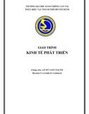 Giáo trình Kinh tế phát triển: Phần 1 - Lê Mỹ Linh Thanh