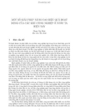 Một số giải pháp nâng cao hiệu quả hoạt động của các khu công nghiệp ở nước ta hiện nay