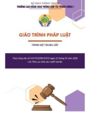 Giáo trình Pháp luật (Trình độ trung cấp): Phần 1 - CĐ GTVT Trung ương I