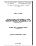 Summary of doctoral thesis: Study on growth characteristics, wood properties and sterility of triploid acacias providing scientific bases for breeding and afforestation