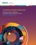 Towards Transformation: The Role Of Private Enterprises In Providing Public Services In Vietnam (Conformity Assessment Service)