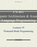 Lecture Computer Architecture and Assembly Language Programming - Lesson 39: Protected mode programming