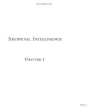 Lecture Artificial Intelligence - Chapter 1: Introduce