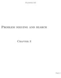 Lecture Artificial Intelligence - Chapter 3: Problem solving and search