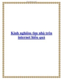 Kinh nghiệm tìm nhà trên internet hiểu quả