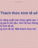 Bài giảng Kinh tế số và liên hệ với Việt Nam: Chương 4 - Hà Quang Thụy