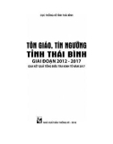 Tôn giáo tín ngưỡng tỉnh Thái Bình giai đoạn 2012-2017 qua kết quả Tổng điều tra kinh tế 2017