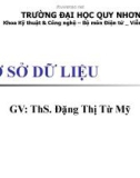 Giáo trình môn cơ sở dữ liệu - ĐH Quy Nhơn