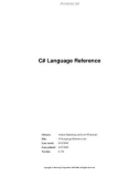 C# Language ReferenceOwners