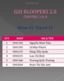 GUI BLOOPERS 2.0