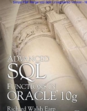 Advanced SQL Functions in Oracle 10g