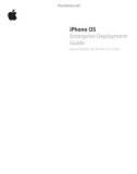 iPhone OS Enterprise Deployment Guide