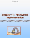 Operating System Concepts - Chapter 11: File System Implementation