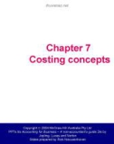 Lecture Accounting for Business – A non-accountant's guide (2/e) - Chapter 7: Costing concepts