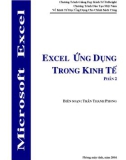 Excel ứng dụng trong kinh tế ( Phần 2 )