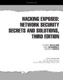 Network security secrets and solutions (Third edition)