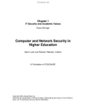 IT Security and Academic Values : Computer and Network Security in Higher Education