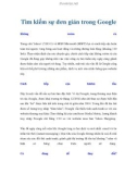 Tìm kiếm sự đơn giản trong Google