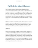 FAST sẽ sớm biến đổi Internet