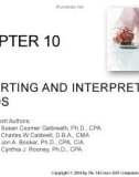 Lecture Financial accounting (8/e) - Chapter 10: Reporting and interpreting bonds