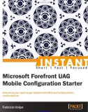 Microsoft Forefront UAG Mobile Configuration Starter