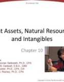 Lecture Fundamental accounting principles (21e) - Chapter 10: Plant assets, natural resources, and intangibles