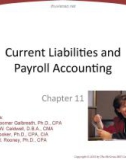 Lecture Fundamental accounting principles (21e) - Chapter 11: Current liabilities and payroll accounting