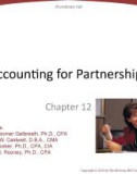 Lecture Fundamental accounting principles (21e) - Chapter 12: Accounting for partnerships