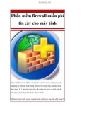 Phần mềm firewall miễn phí tin cậy cho máy tính