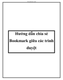 Hướng dẫn chia sẻ Bookmark giữa các trình duyệt