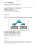 Đề thi chứng chỉ quốc tế nghề cơ bản về công nghệ mạng - Các câu hỏi cơ bản - Đề 2