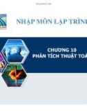 Chương 10-Phân tích thuật toán