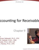 Lecture Fundamental accounting principles (21e) - Chapter 9: Accounting for receivables