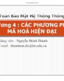 Bài giảng An toàn bảo mật hệ thống thông tin: Chương 4 - GV. Nguyễn Minh Thành