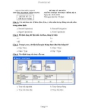 Đề thi chứng chỉ quốc gia tin học trình độ B: Đề thi A2